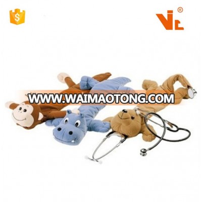 V-GF09-08 Cute plush toy animal shape stethoscope cover for pediatric