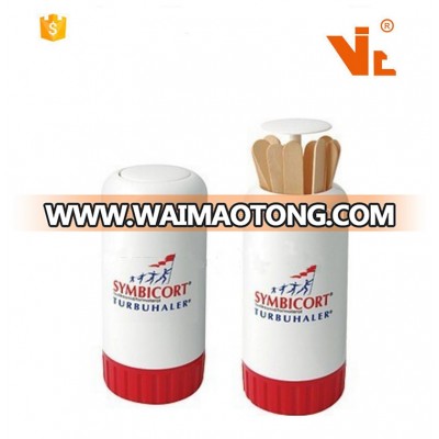 V-GF16-09 Medical Disposable Wooden Tongue Depressor With Plastic Holder Box